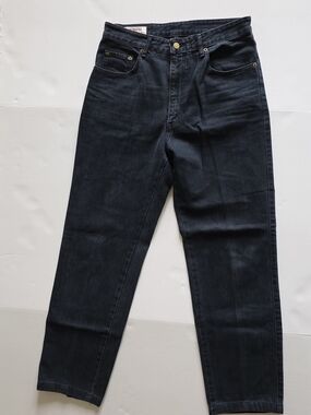 Bobson Vintage Nowell Black Jeans Straight Leg  Denim Y2K Grunge Normcore